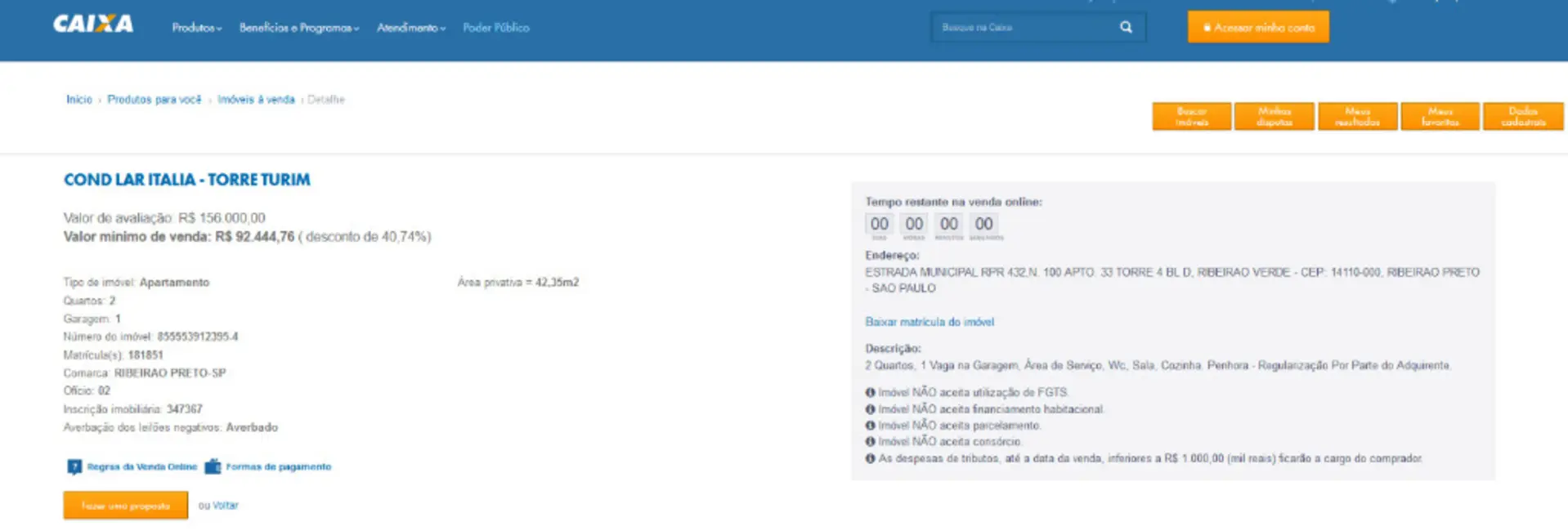 Foto 4 de Apartamento com 2 quartos à venda, 43m2 em Recanto das Palmeiras, Ribeirao Preto - SP