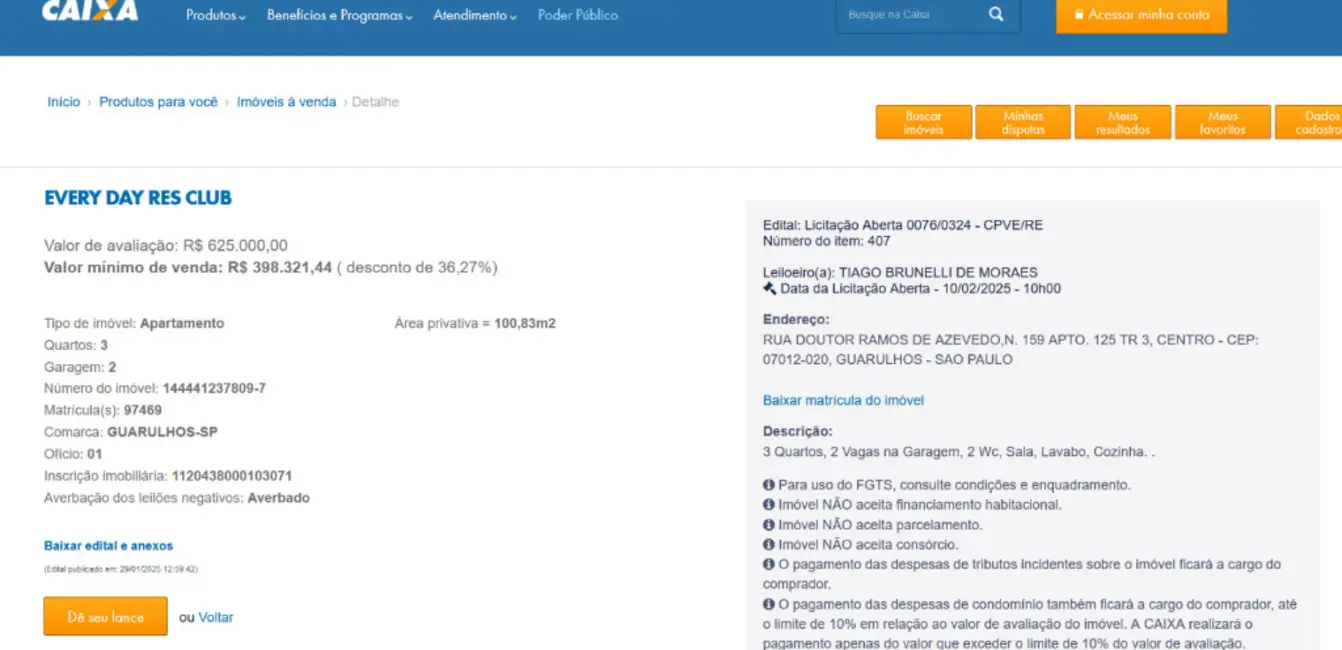 Foto 6 de Apartamento com 3 quartos à venda, 101m2 em Centro, Guarulhos - SP