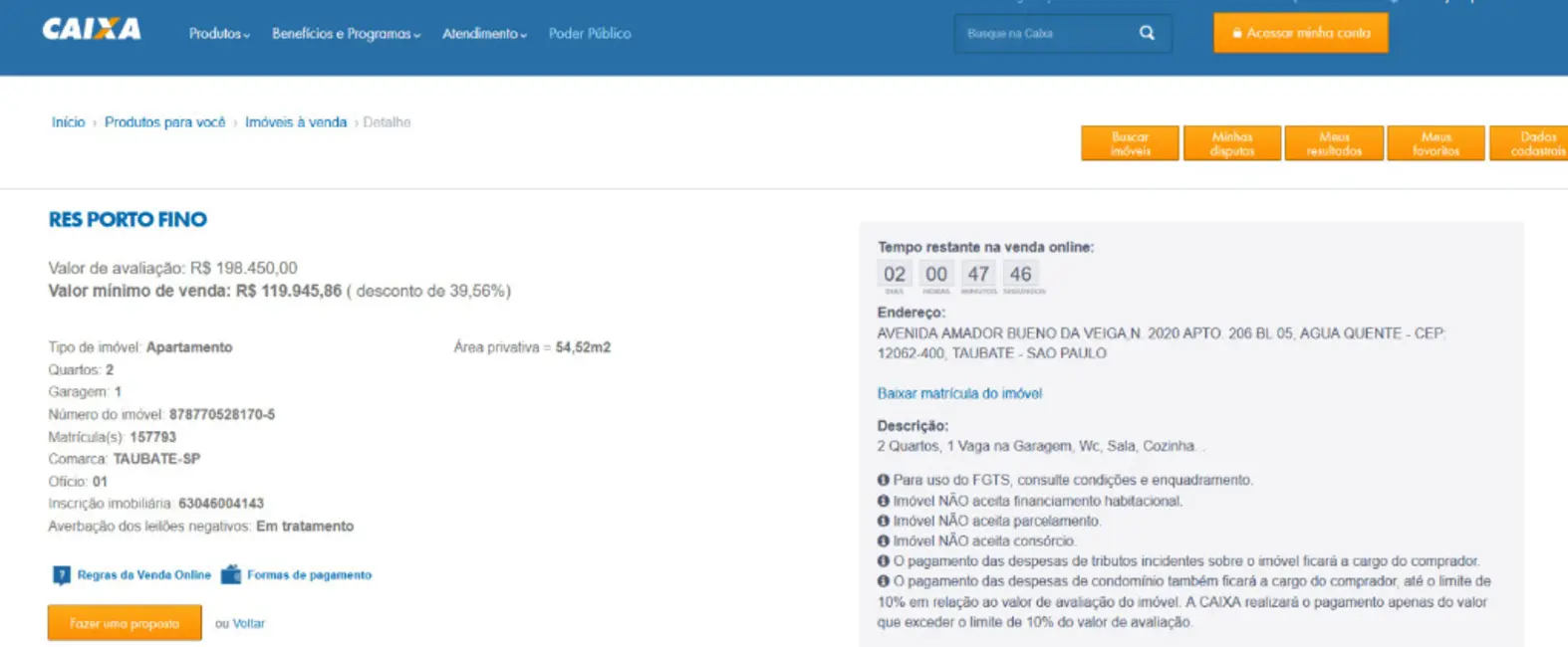 Foto 4 de Apartamento com 2 quartos à venda, 55m2 em Jardim dos Estados, Taubate - SP