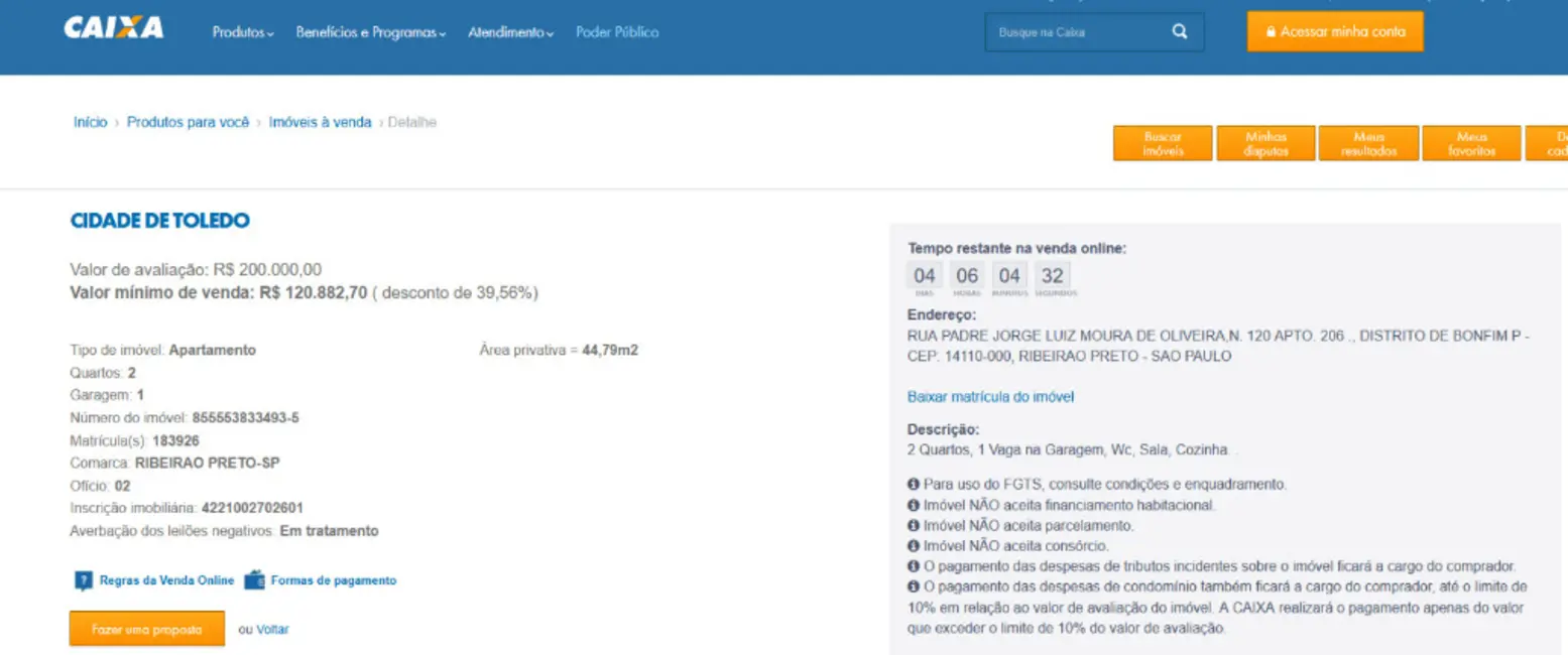 Foto 2 de Apartamento com 2 quartos à venda, 45m2 em Ribeirao Preto - SP