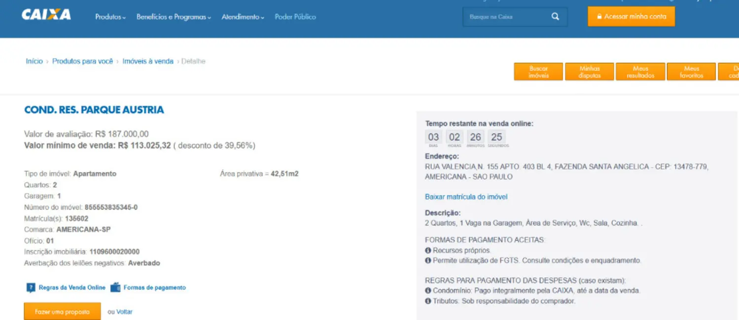 Foto 3 de Apartamento com 2 quartos à venda, 43m2 em Jardim Bertoni, Americana - SP