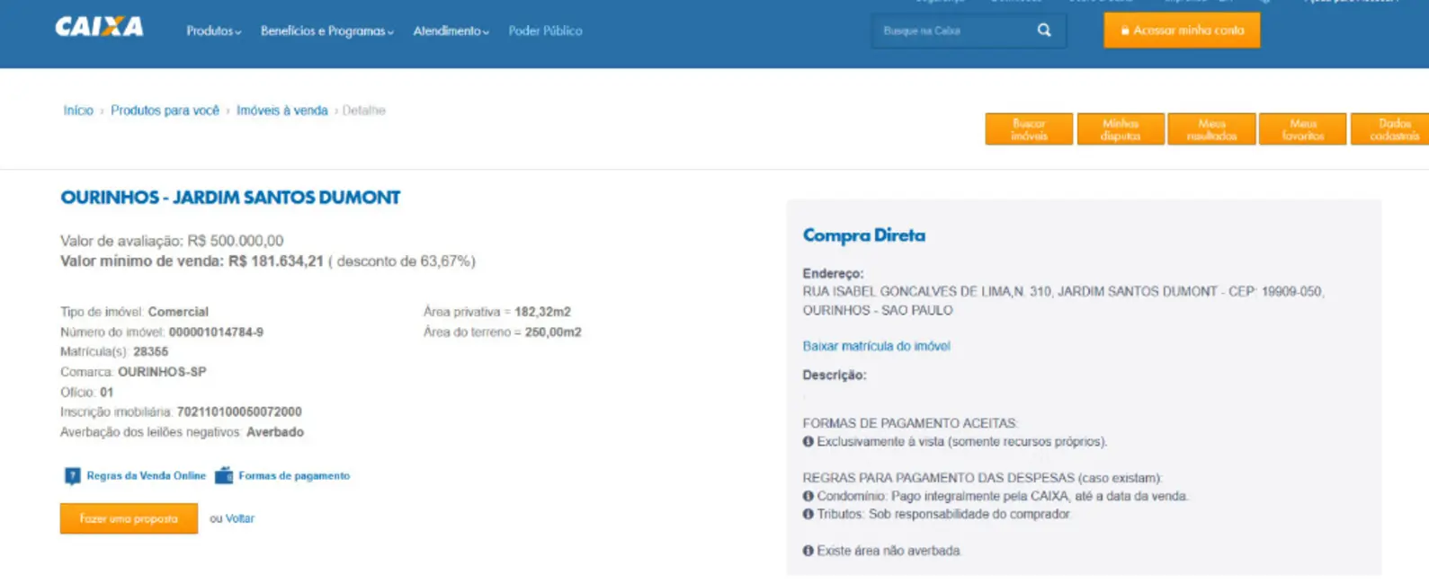 Foto 5 de Sala Comercial à venda, 182m2 em Vila Santos Dumont, Ourinhos - SP