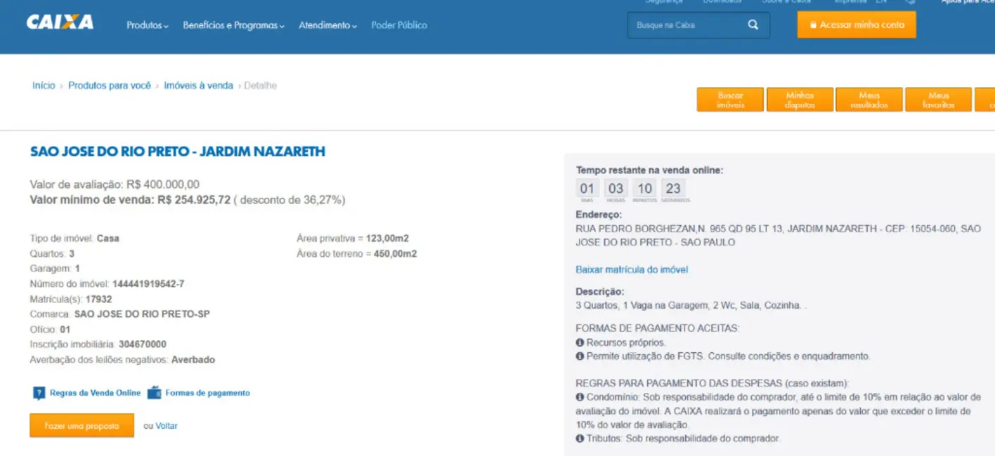 Foto 2 de Casa com 3 quartos à venda, 123m2 em Jardim Nazareth, Sao Jose Do Rio Preto - SP