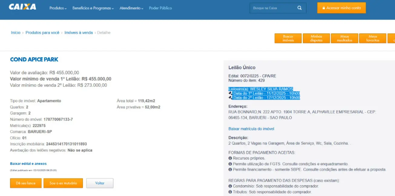 Foto 3 de Apartamento com 2 quartos à venda, 52m2 em Alphaville Empresarial, Barueri - SP