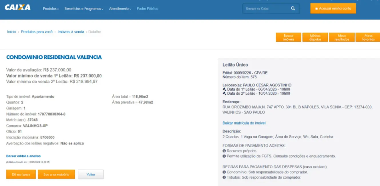 Foto 3 de Apartamento com 2 quartos à venda, 48m2 em Vila Sonia, Valinhos - SP