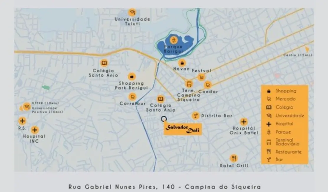 Foto 4 de Apartamento com 3 quartos à venda, 200m2 em Campina do Siqueira, Curitiba - PR