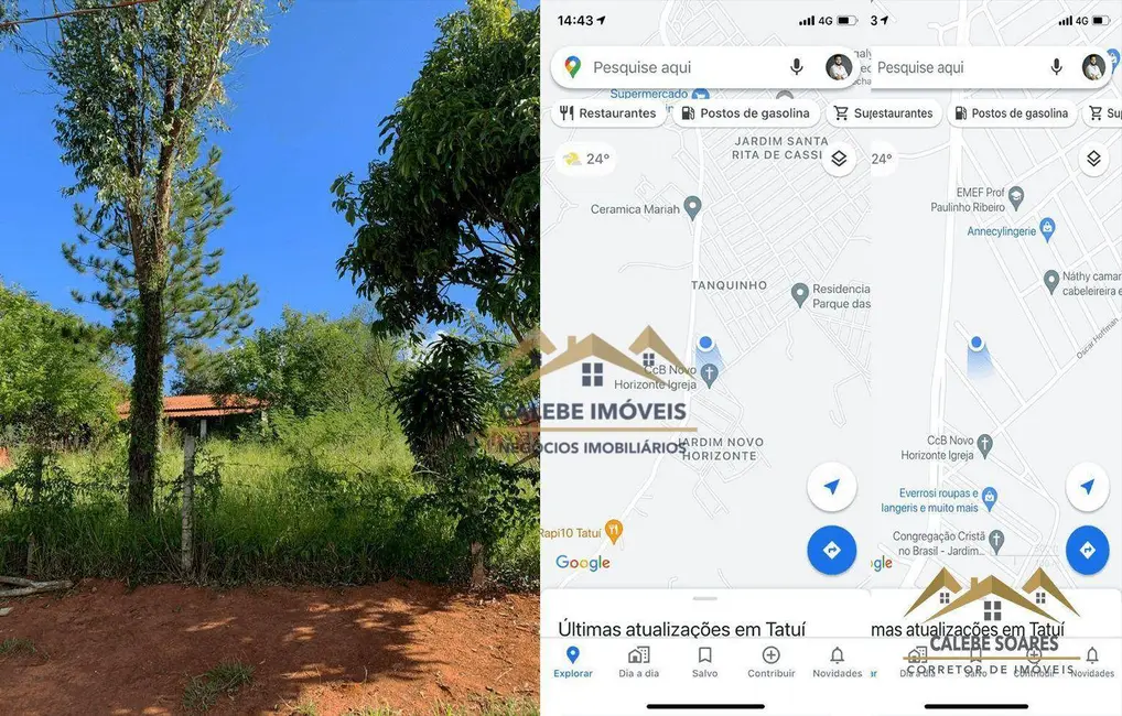 Foto 2 de Terreno / Lote à venda, 300m2 em Jardim Novo Horizonte, Tatui - SP