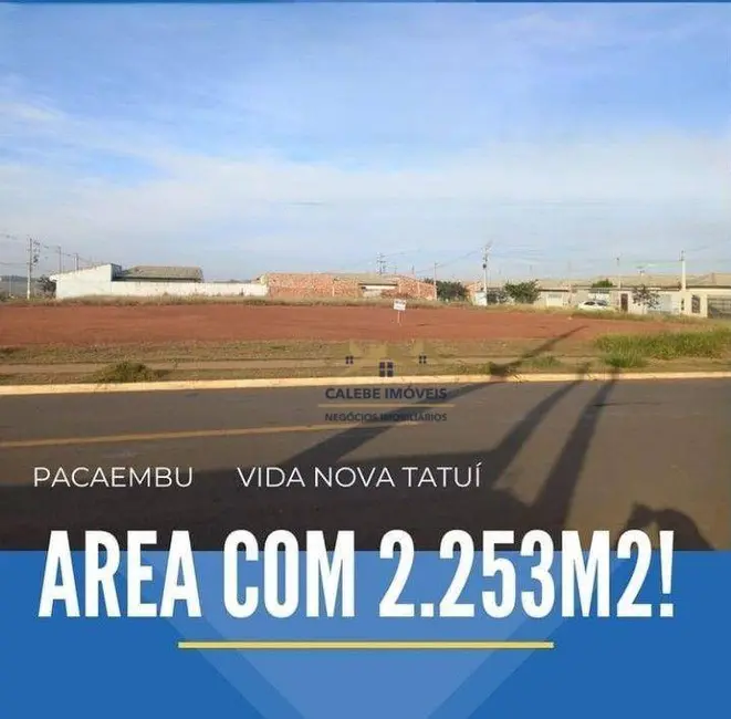 Foto 1 de Terreno / Lote à venda, 2253m2 em Tatui - SP