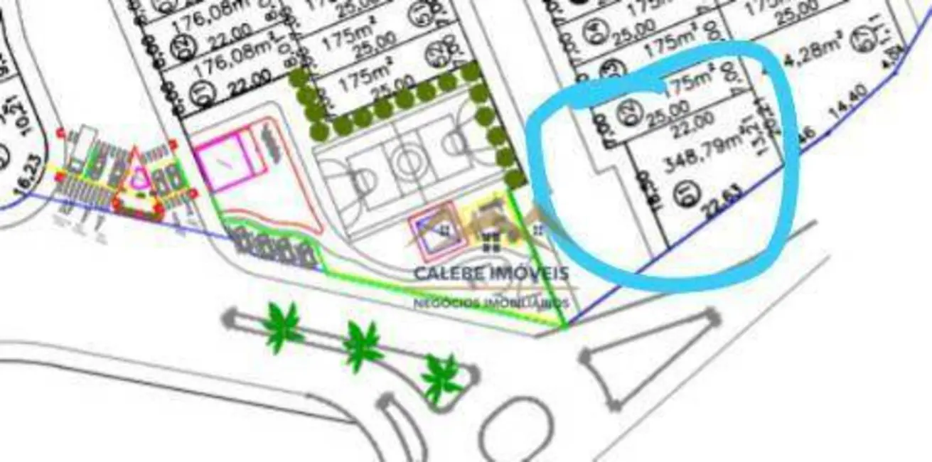 Foto 2 de Terreno / Lote à venda, 348m2 em Tatui - SP