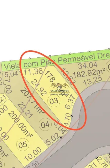 Foto 4 de Terreno / Lote à venda, 178m2 em Centro, Cesario Lange - SP