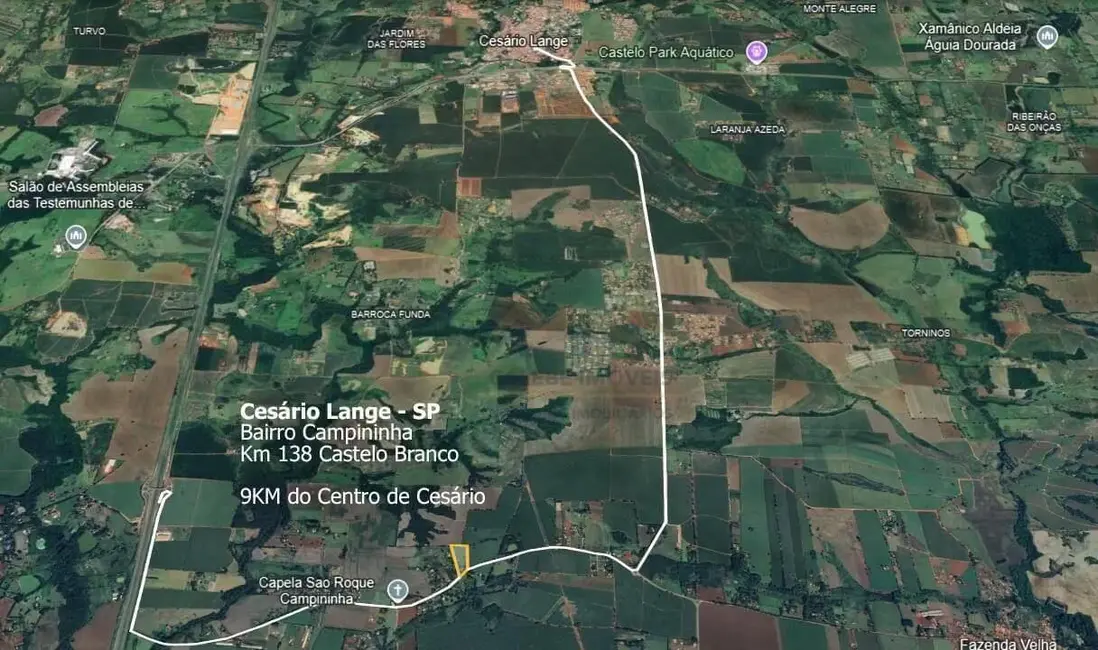 Foto 3 de Chácara com 3 quartos à venda, 25000m2 em Cesario Lange - SP