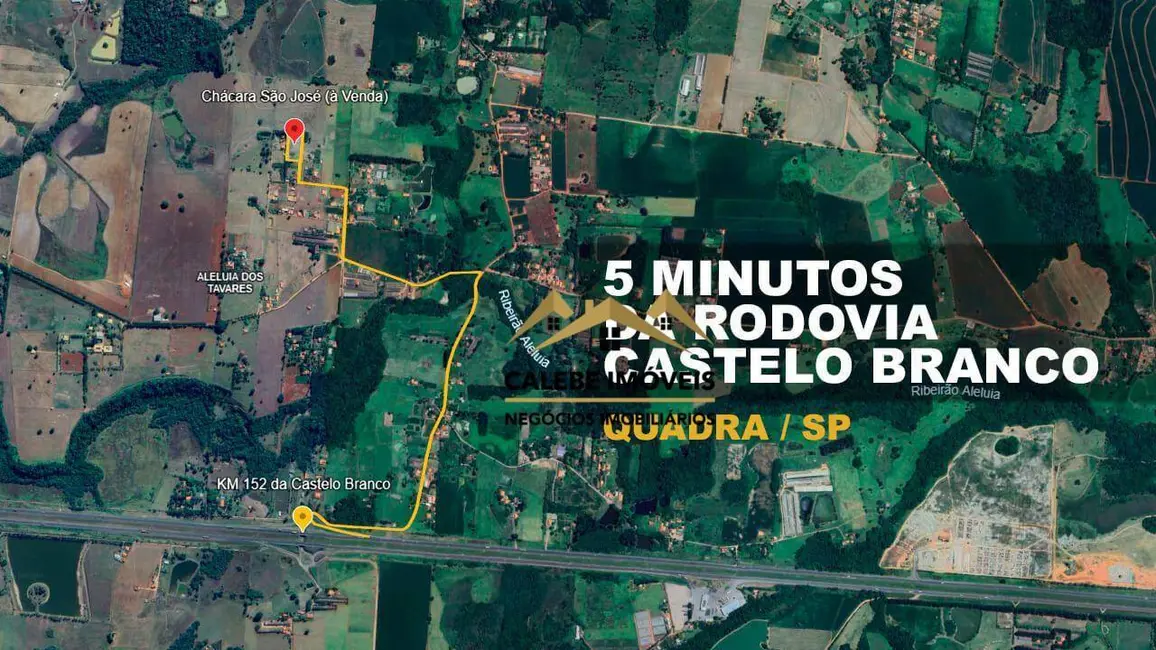 Foto 1 de Chácara com 1 quarto à venda, 6600m2 em Quadra - SP