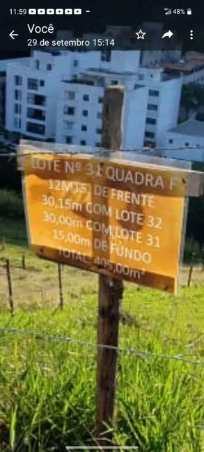 Foto 8 de Terreno / Lote à venda, 405m2 em Juiz De Fora - MG