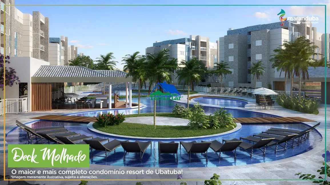 Foto 4 de Apartamento com 3 quartos à venda, 58m2 em Ubatuba - SP