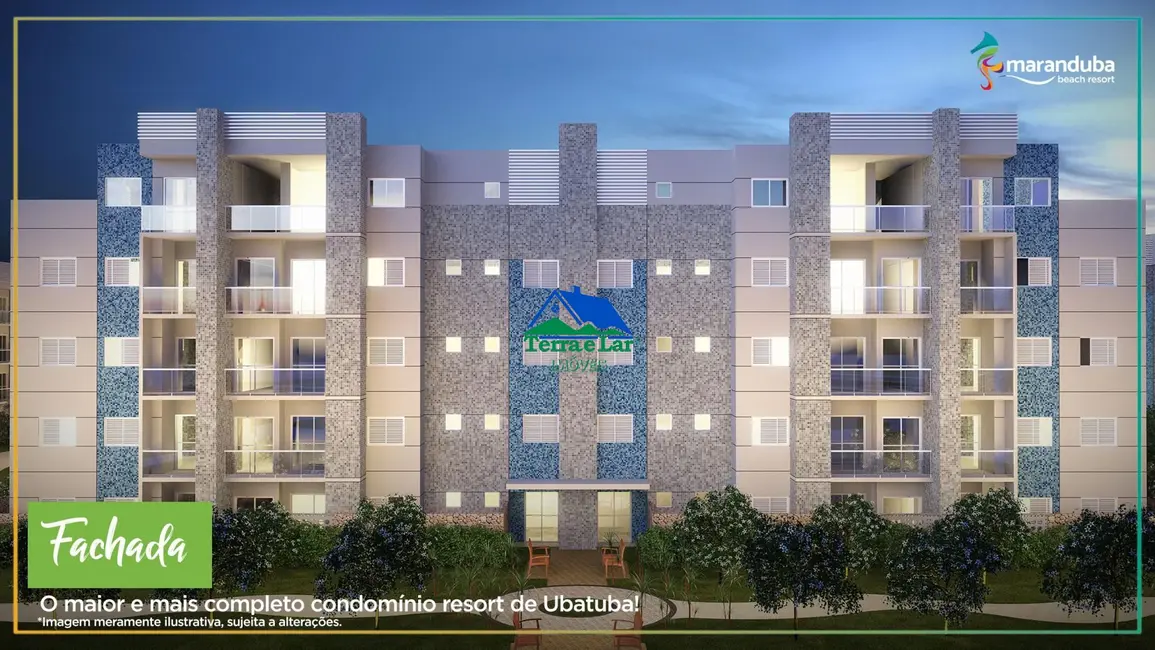 Foto 5 de Apartamento com 3 quartos à venda, 58m2 em Ubatuba - SP