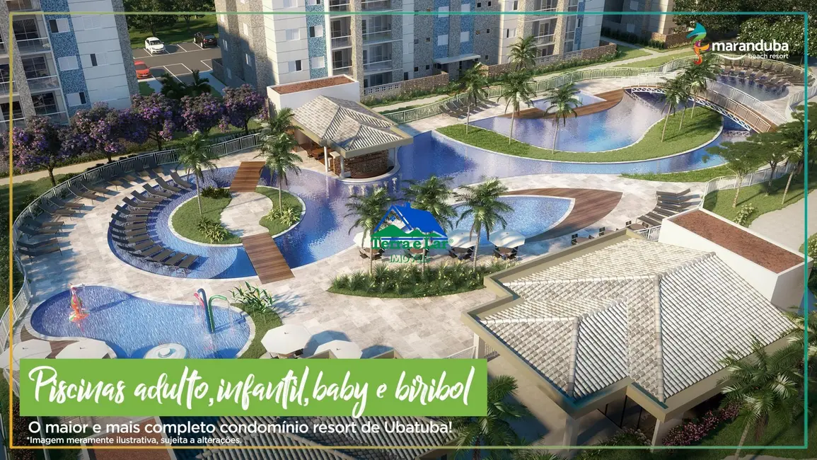 Foto 9 de Apartamento com 3 quartos à venda, 58m2 em Ubatuba - SP