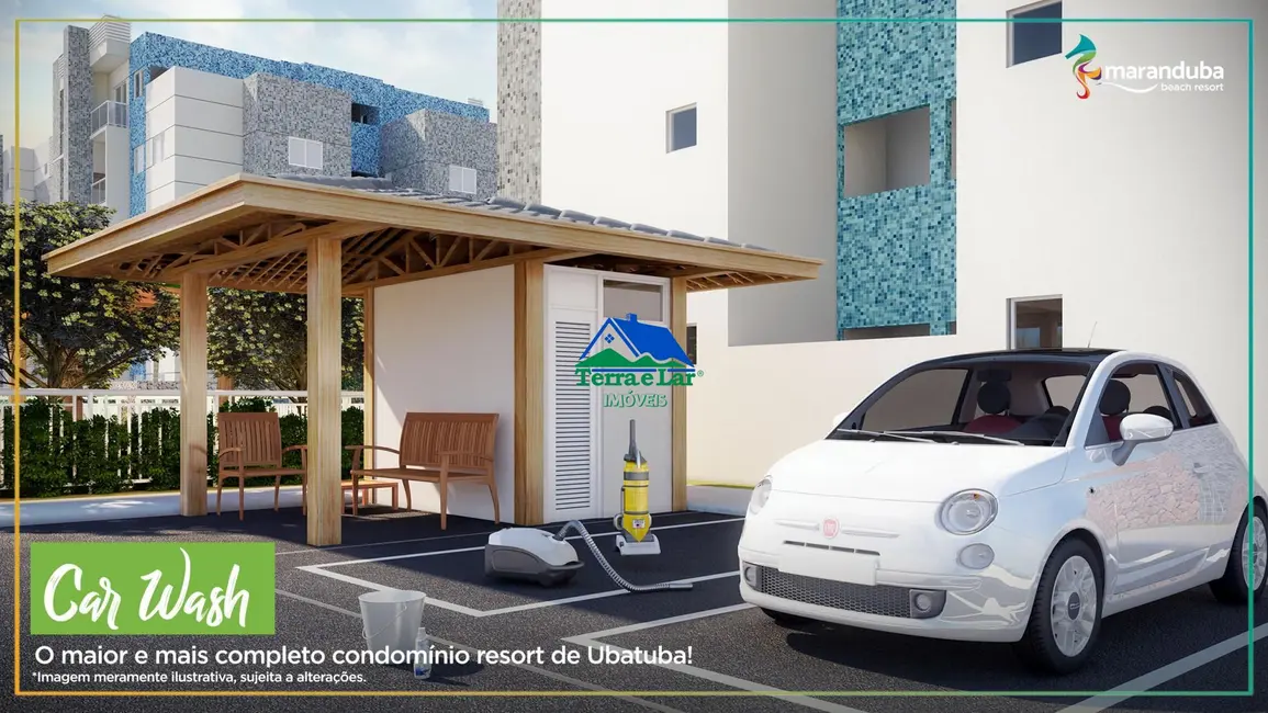 Foto 2 de Apartamento com 3 quartos à venda, 58m2 em Ubatuba - SP