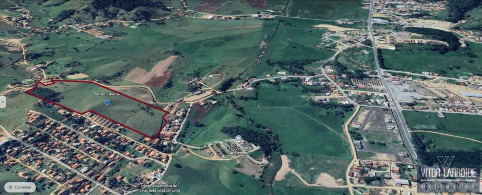 Foto 1 de Terreno / Lote à venda, 73827m2 em Gravatal - SC