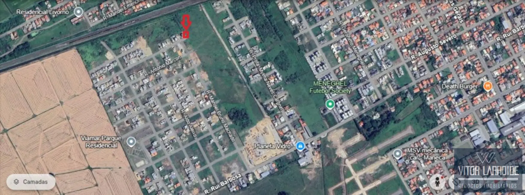 Terreno / Lote à venda, 250m2 em Santo Antônio de Pádua, Tubarao - SC - imagem 6 Foto 6 de Terreno / Lote à venda, 250m2 em Santo Antônio de Pádua, Tubarao - SC
