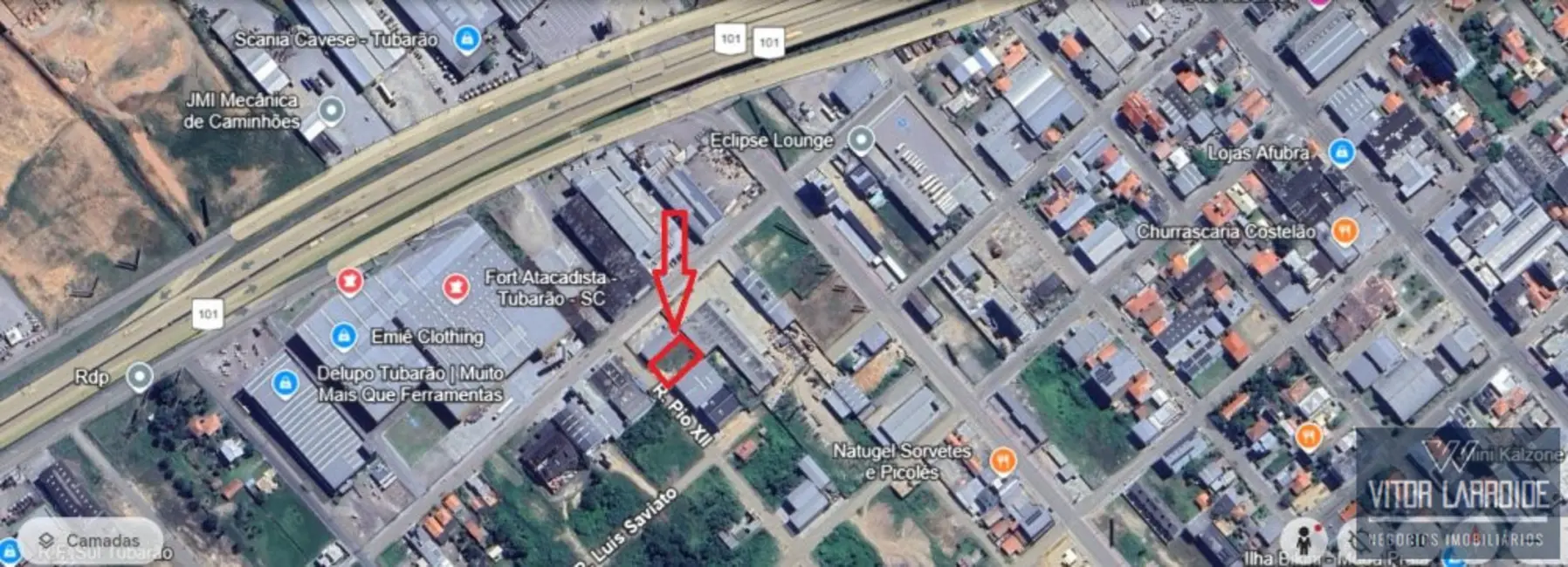 Terreno / Lote à venda, 408m2 em Dehon, Tubarao - SC - imagem 4 Foto 4 de Terreno / Lote à venda, 408m2 em Dehon, Tubarao - SC