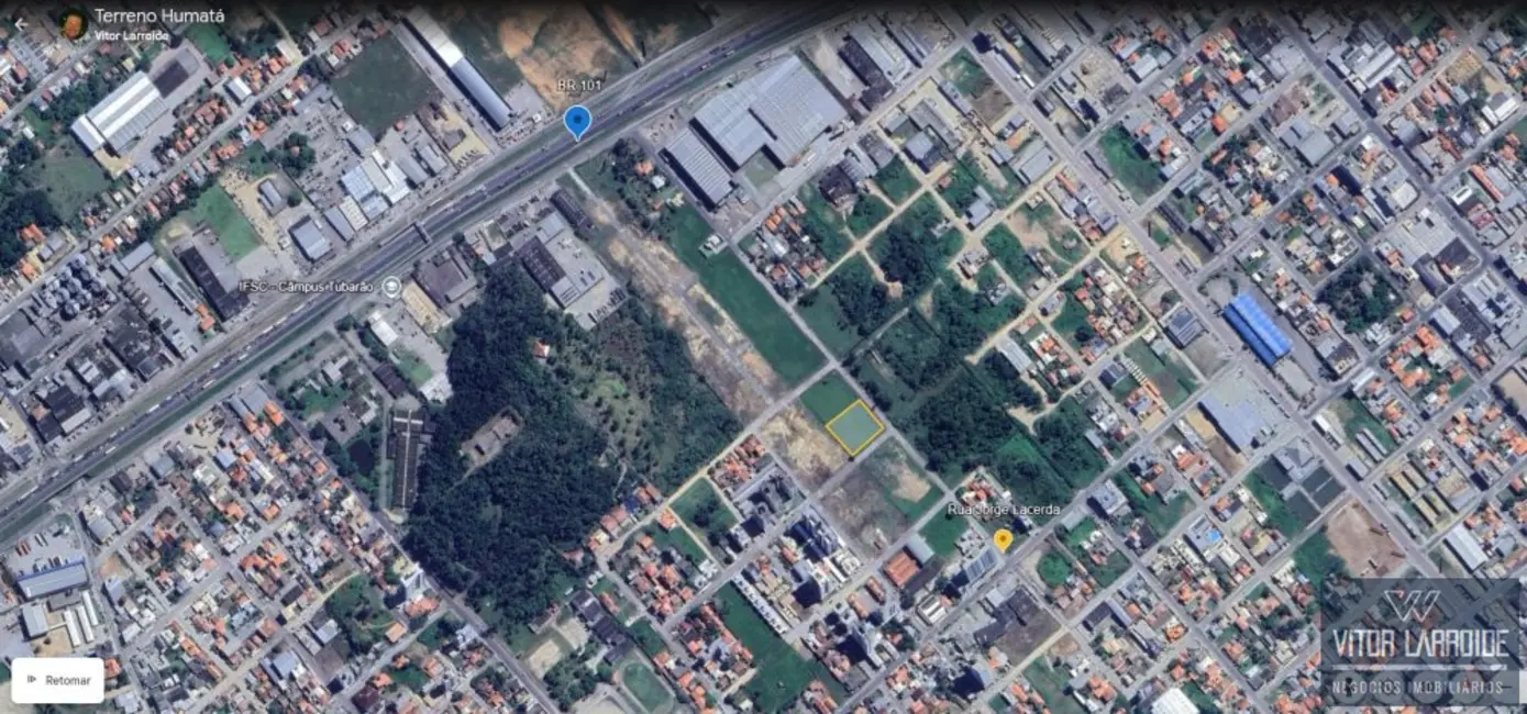 Foto 2 de Terreno / Lote à venda, 2560m2 em Humaitá, Tubarao - SC