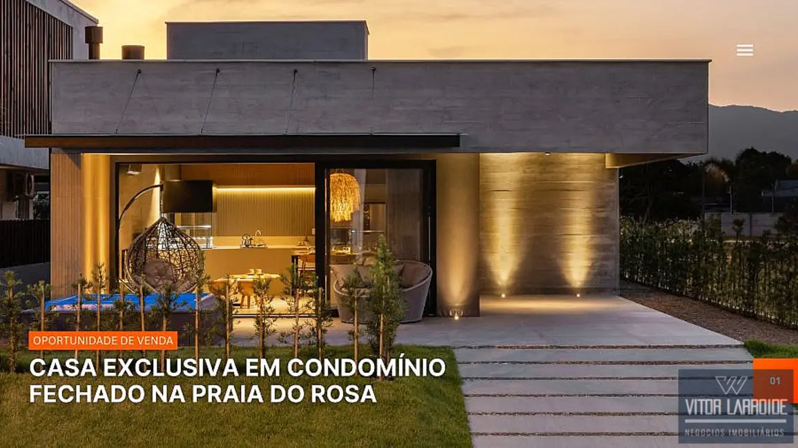 Foto 1 de Casa com 3 quartos à venda, 180m2 em Garopaba - SC