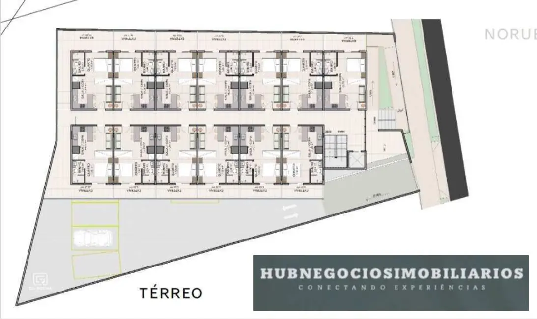 Foto 6 de Loft / Flat com 1 quarto à venda, 27m2 em Ibituruna, Montes Claros - MG