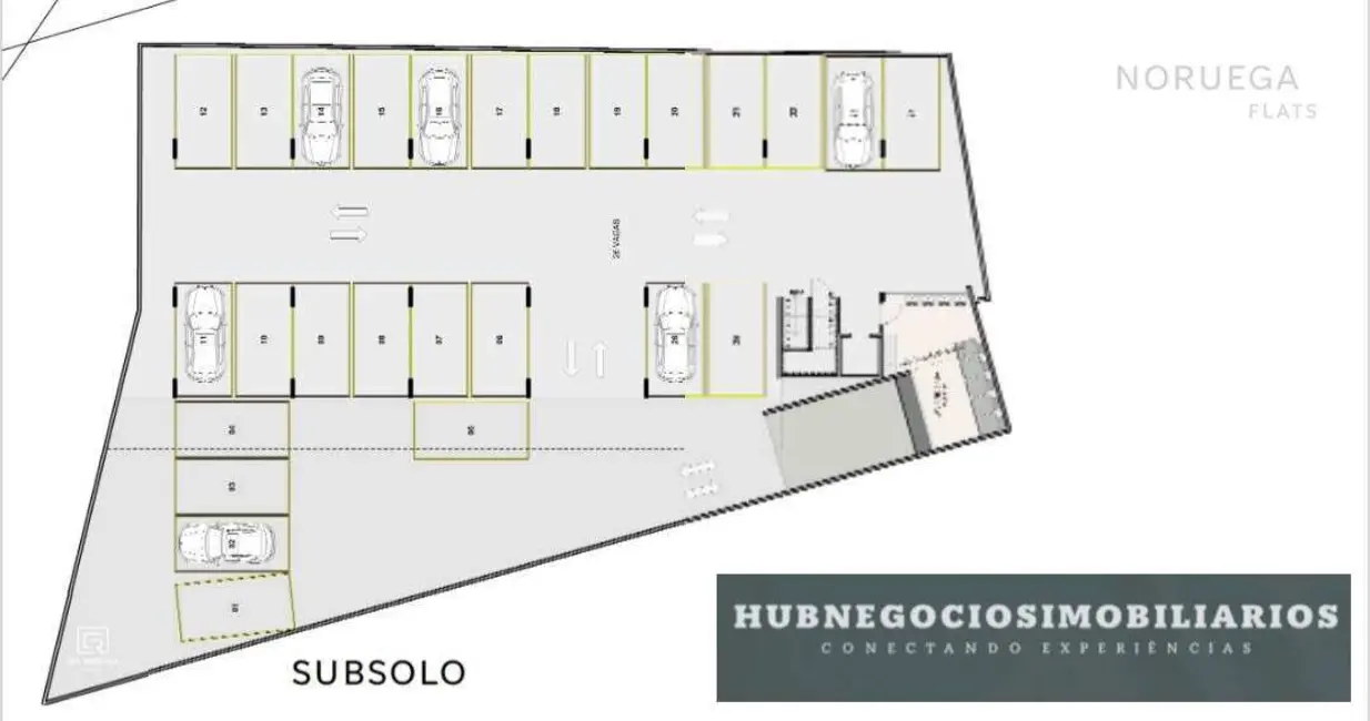 Foto 5 de Loft / Flat com 1 quarto à venda, 27m2 em Ibituruna, Montes Claros - MG