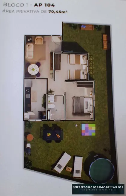 Foto 1 de Apartamento com 2 quartos à venda, 20m2 em Vila Regina, Montes Claros - MG