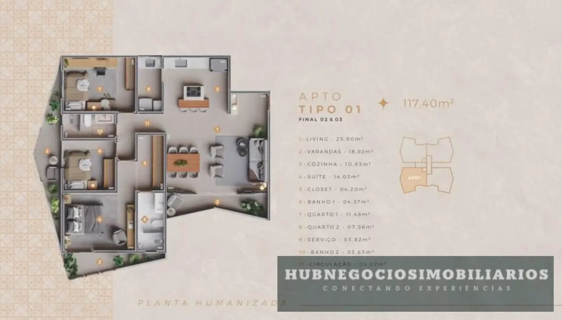 Apartamento com 3 quartos à venda, 120m2 em Morada do Sol, Montes Claros - MG - imagem 8 Foto 8 de Apartamento com 3 quartos à venda, 120m2 em Morada do Sol, Montes Claros - MG