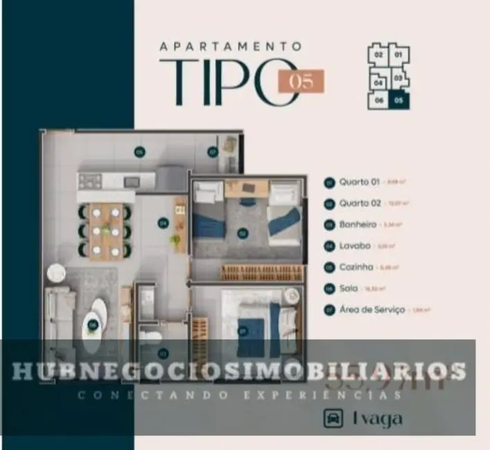 Foto 9 de Apartamento com 2 quartos à venda, 63m2 em Cândida Câmara, Montes Claros - MG