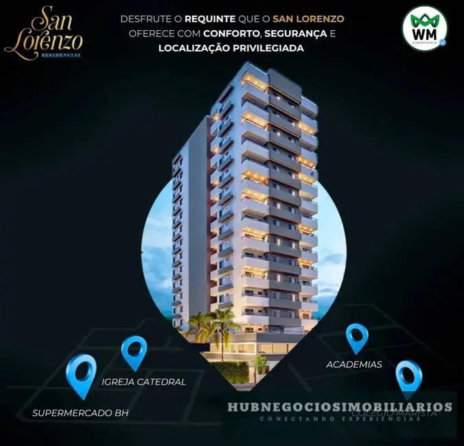 Foto 2 de Apartamento com 3 quartos à venda, 88m2 em Centro, Montes Claros - MG