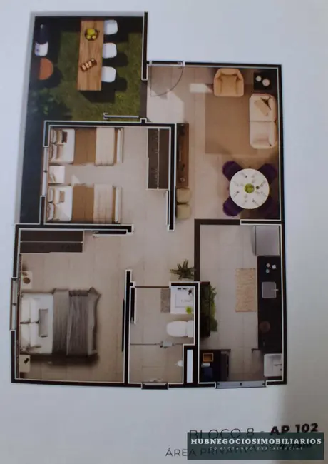 Foto 5 de Apartamento com 2 quartos à venda, 20m2 em Vila Regina, Montes Claros - MG