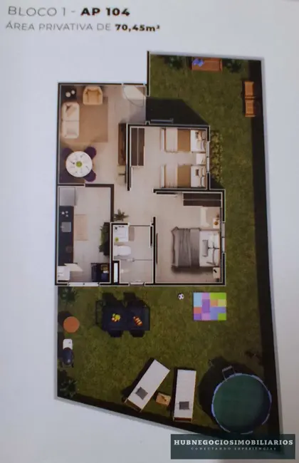 Foto 1 de Apartamento com 2 quartos à venda, 20m2 em Vila Regina, Montes Claros - MG