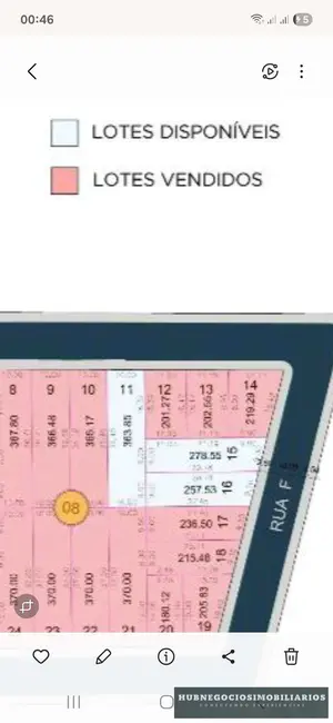 Foto 2 de Terreno / Lote à venda, 278m2 em Guarujá, Montes Claros - MG