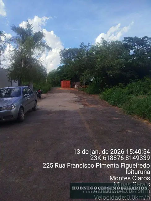 Foto 1 de Terreno / Lote à venda, 477m2 em Ibituruna, Montes Claros - MG