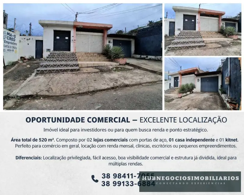Foto 3 de Casa à venda, 892m2 em Santo Expedito, Montes Claros - MG