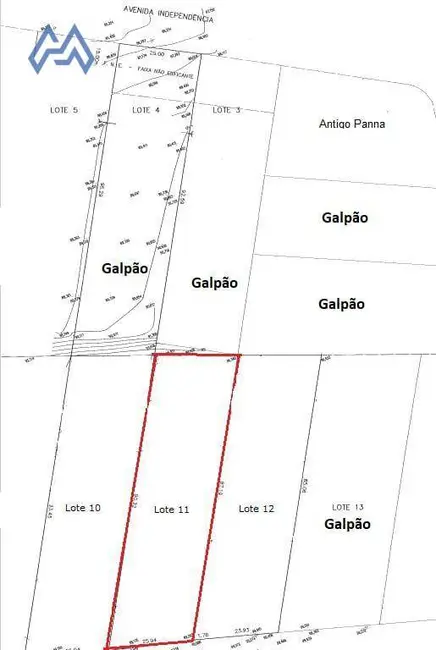 Foto 6 de Terreno / Lote à venda, 2219m2 em Éden, Sorocaba - SP