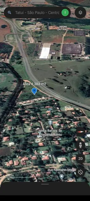 Foto 2 de Terreno / Lote à venda, 4384m2 em Vale dos Lagos, Tatui - SP