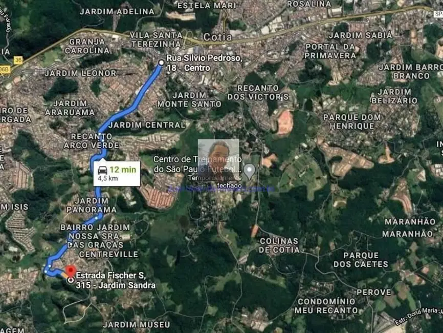 Foto 6 de Terreno / Lote à venda, 2743m2 em Jardim Sandra, Cotia - SP