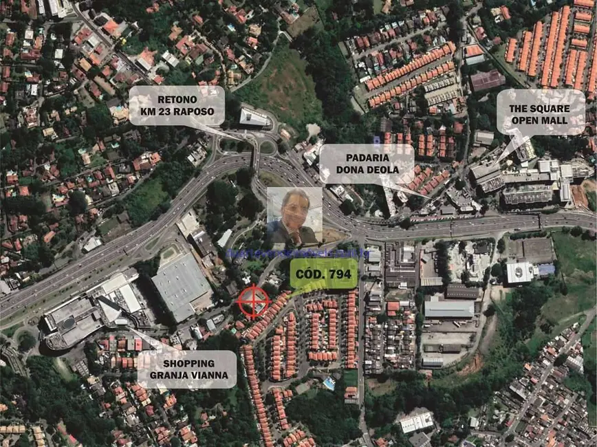 Foto 2 de Sala Comercial à venda, 1566m2 em Jardim Lambreta, Cotia - SP