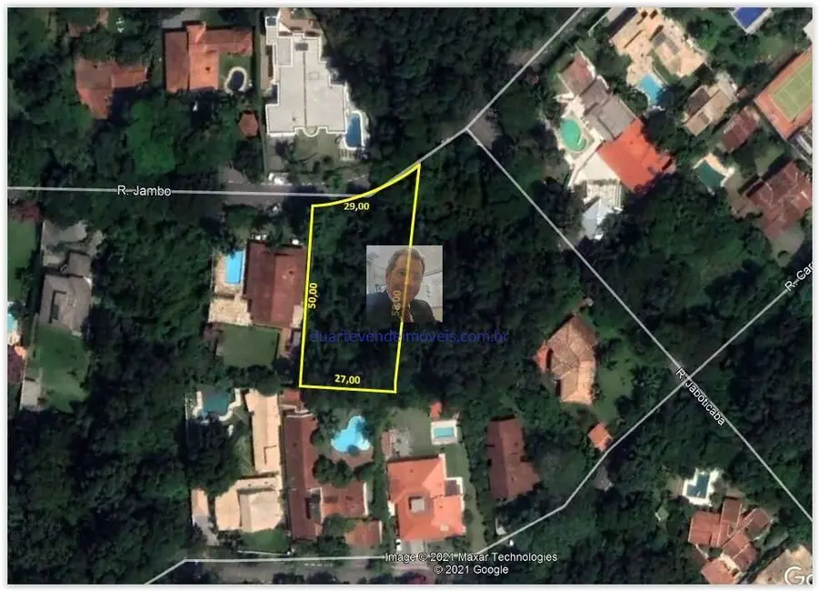 Foto 2 de Lote de Condomínio à venda, 1403m2 em Algarve, Cotia - SP