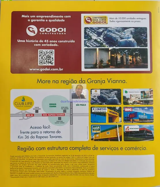 Foto 4 de Terreno / Lote à venda, 125m2 em Jardim Atalaia, Cotia - SP