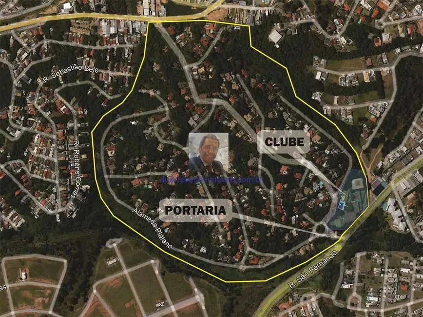 Foto 2 de Lote de Condomínio à venda, 1747m2 em Jardim do Golf I, Jandira - SP