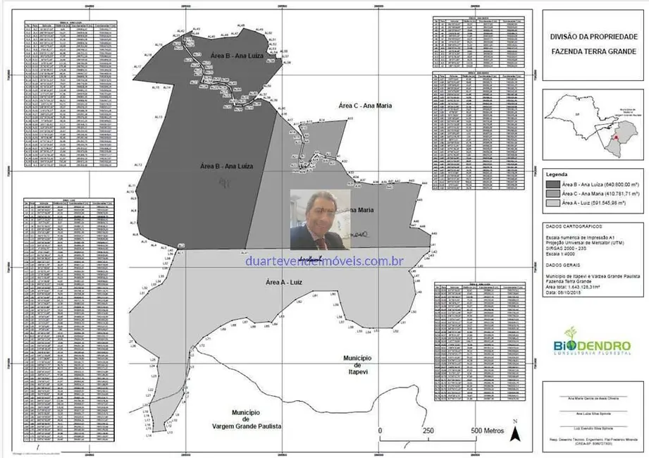 Foto 3 de Terreno / Lote à venda, 500000m2 em Vargem Grande Paulista - SP