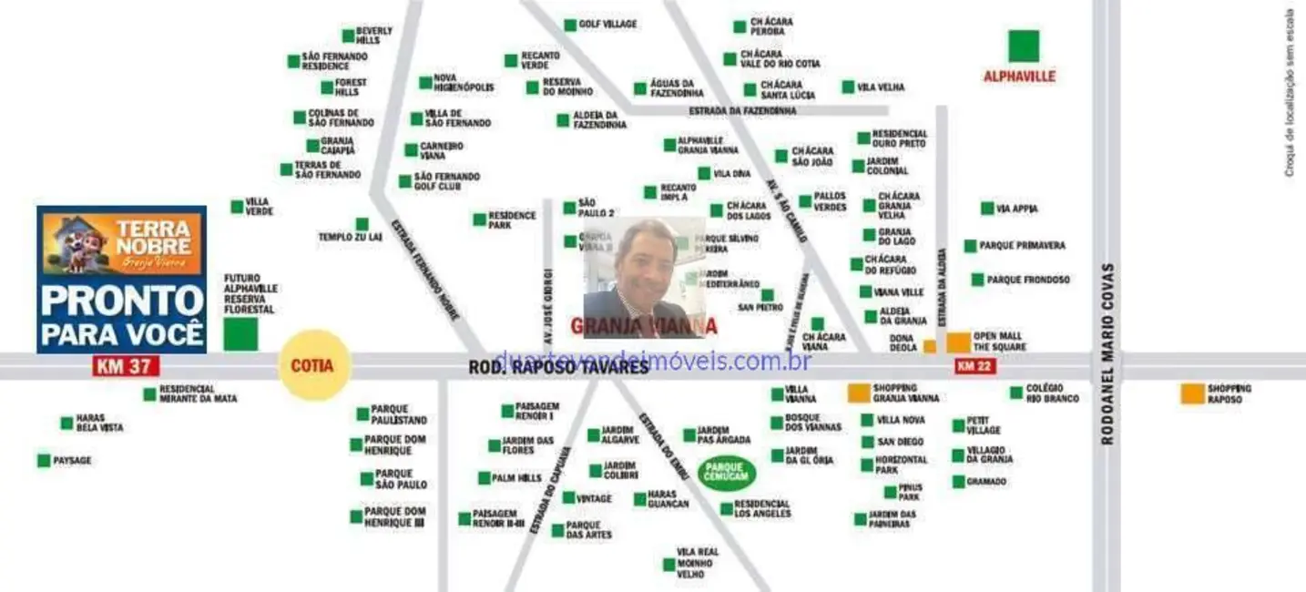 Foto 2 de Lote de Condomínio à venda, 241m2 em Sítio Boa Vista, Cotia - SP