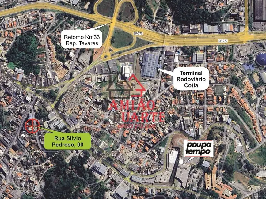 Foto 2 de Terreno / Lote à venda, 292m2 em Centro, Cotia - SP