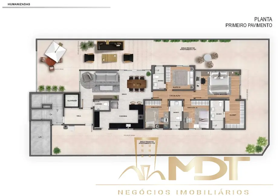 Foto 3 de Apartamento com 4 quartos à venda, 323m2 em Liberdade, Belo Horizonte - MG