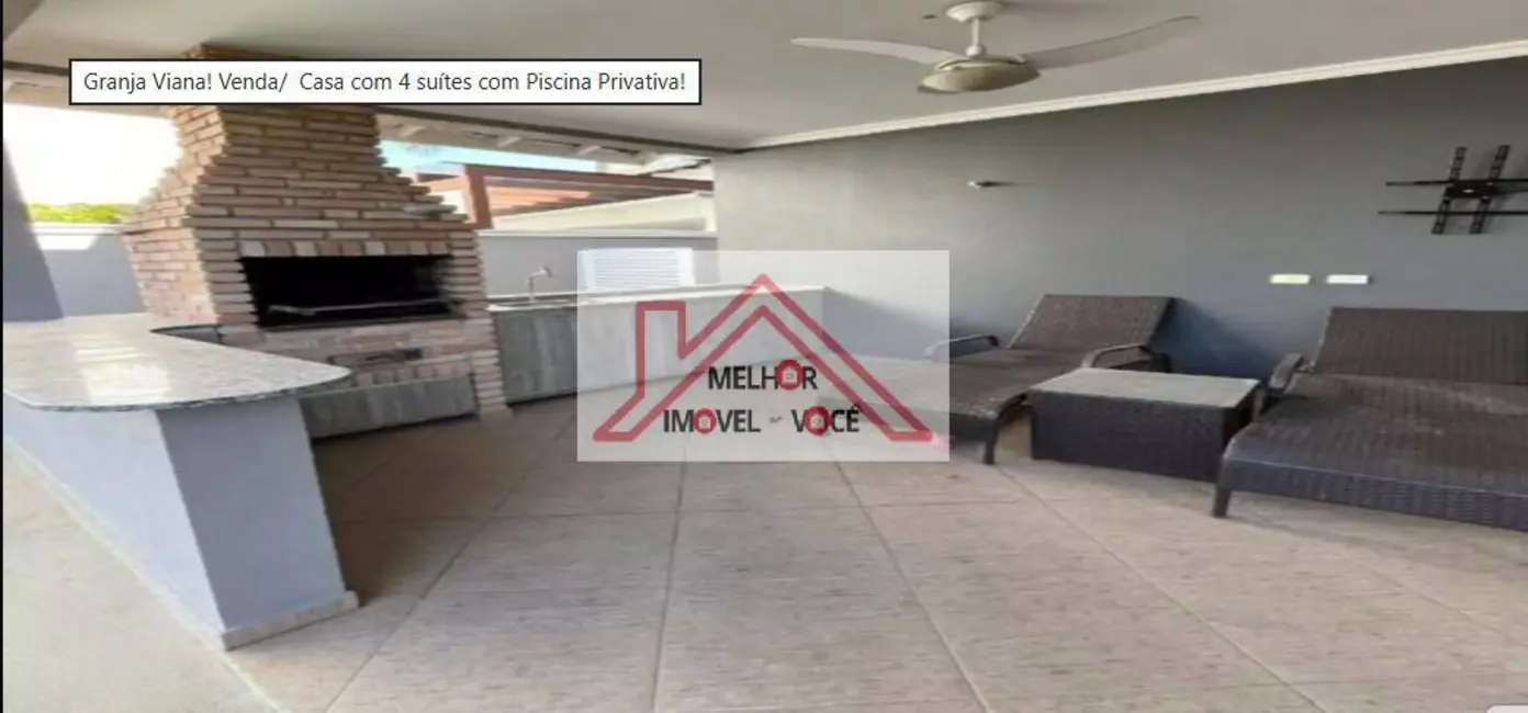 Foto 8 de Casa com 4 quartos à venda e para alugar, 340m2 em Granja Viana, Cotia - SP