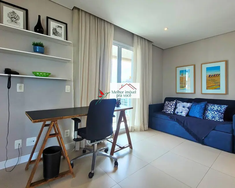 Foto 7 de Apartamento com 1 quarto para alugar, 52m2 em Pompéia, Santos - SP